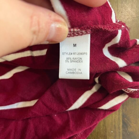 Zenana Premium Crew Neck Striped Tank Top - Picture 5 of 6